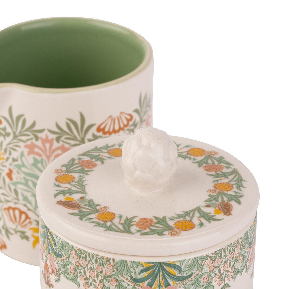 Kitchen Garden Sugar Bowl & Milk Jug Set multi-coloured, WILLIAM MORRIS AT HOME