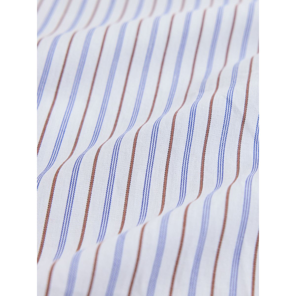 Chemise habillée à rayures avec cravate blanc/bleu/brun, NEXT