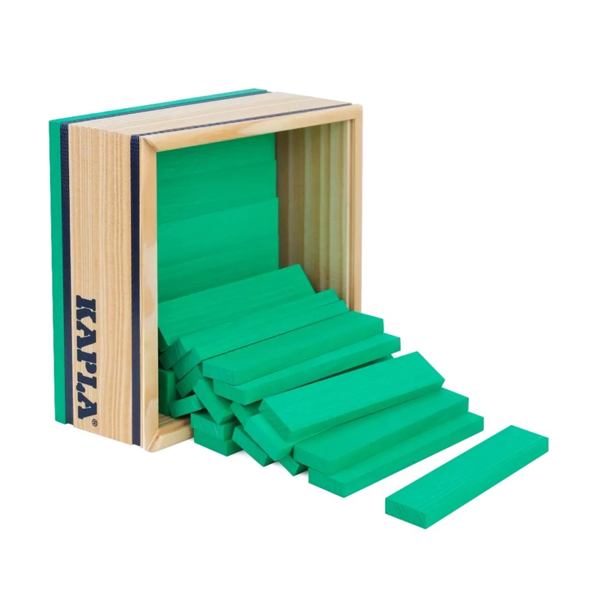 Coffret Kapla 40 planchettes vert clair, KAPLA