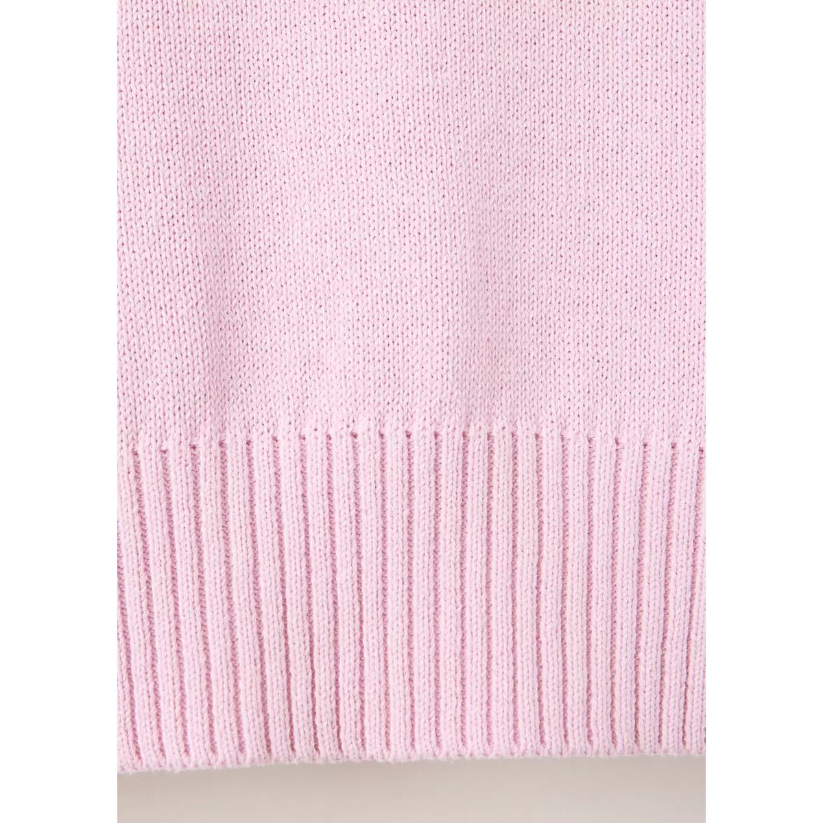 Polo en maille de coton rose, MANGO