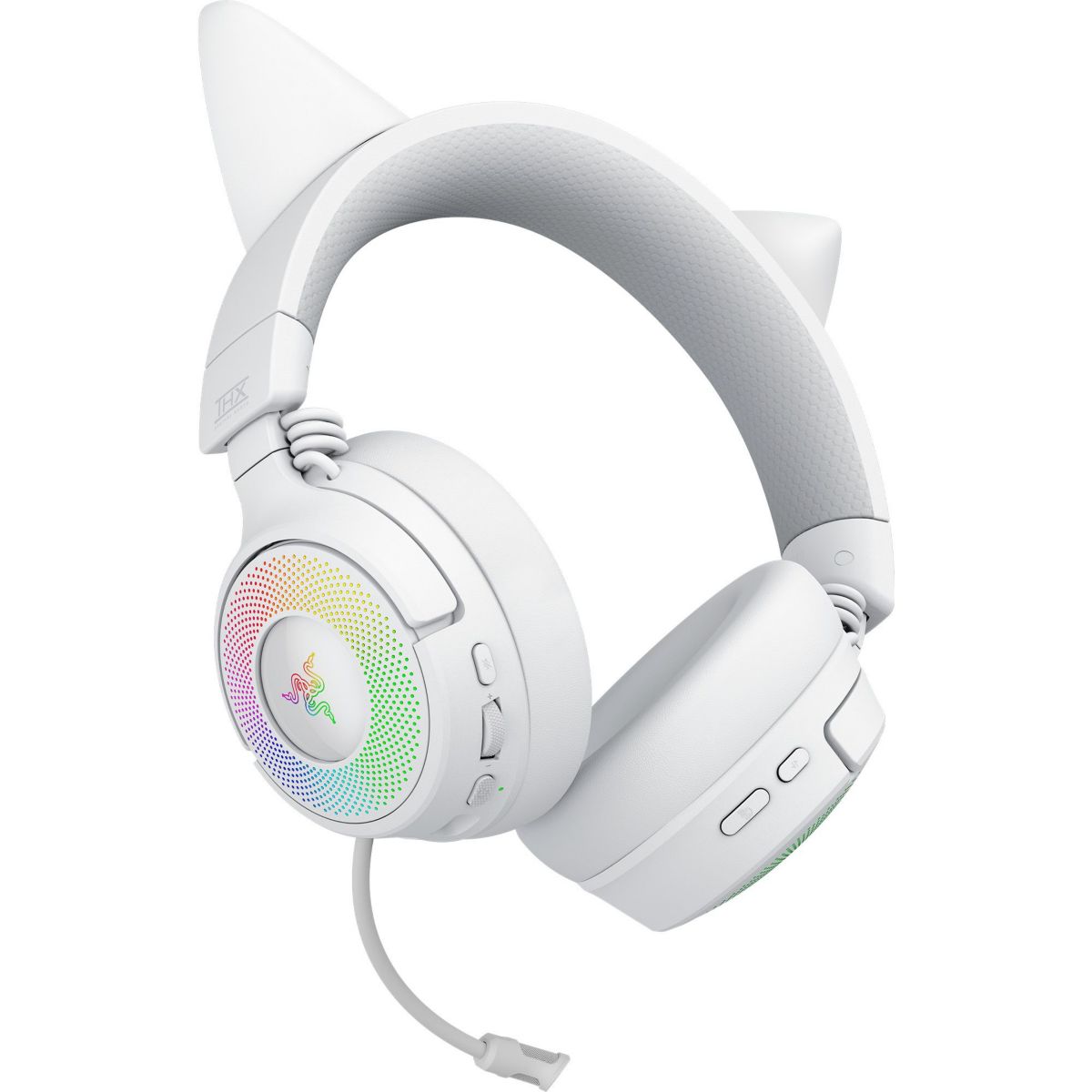 Casque gamer KRAKEN KITTY V3 PRO BLANC couleur unique, RAZER