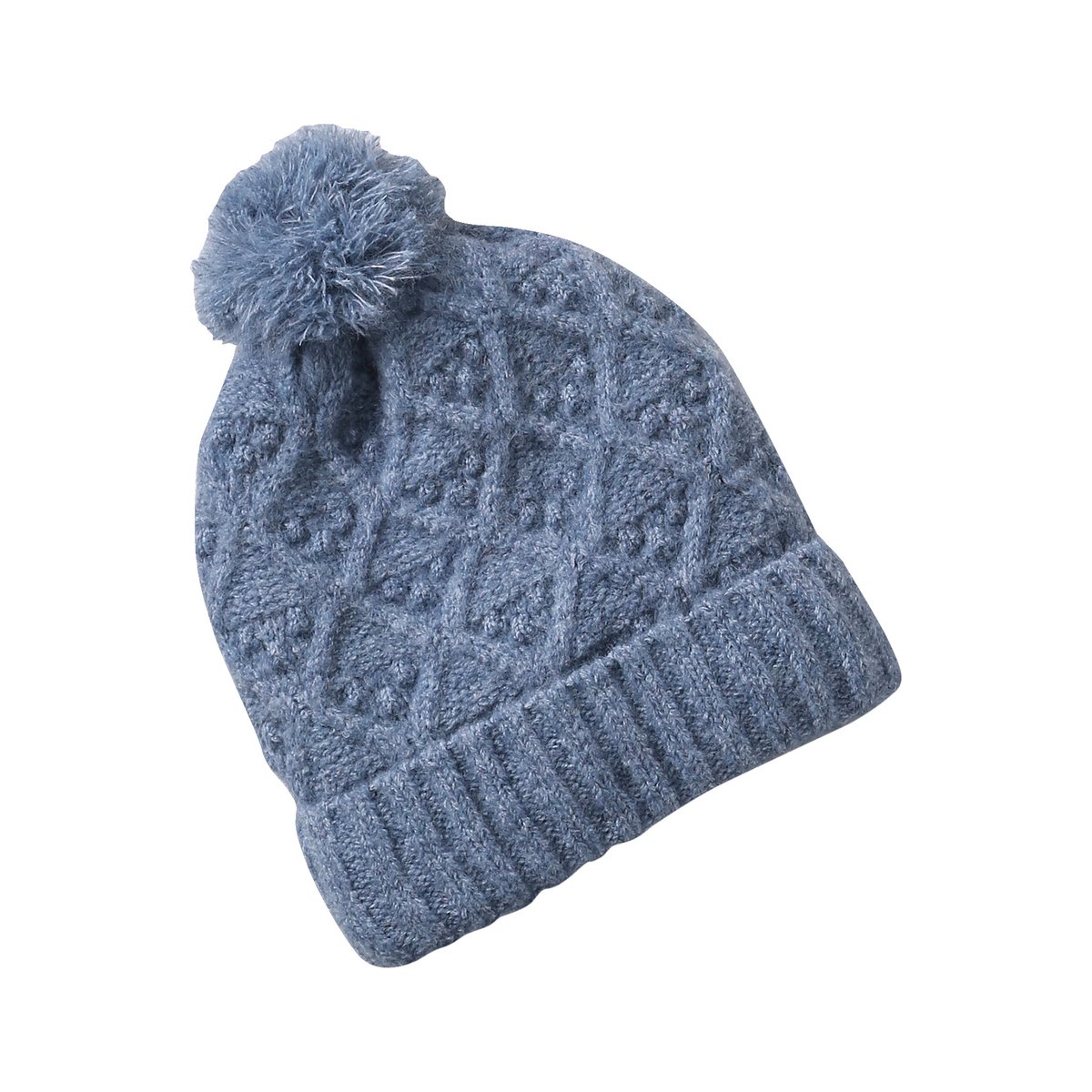 Ensemble tricot bonnet, snood et gants bleu ciel, VERTBAUDET