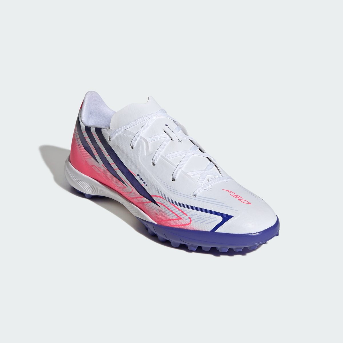 Chaussure De Football F50 Hyperfast League Turf Enfants Chaussure De Football F50 Hyperfast League Turf Enfants cloud white / solar purple / solar turbo, adidas Performance