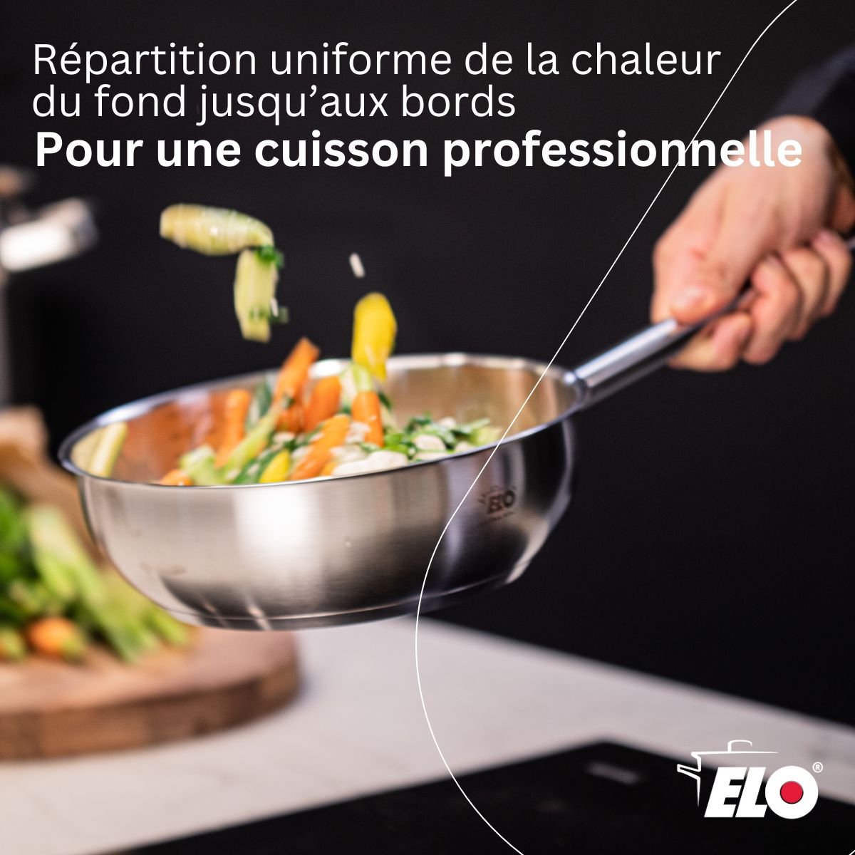 Sauteuse 16 cm en acier inoxydable 18/8 PROFI CUISINE inox, ELO