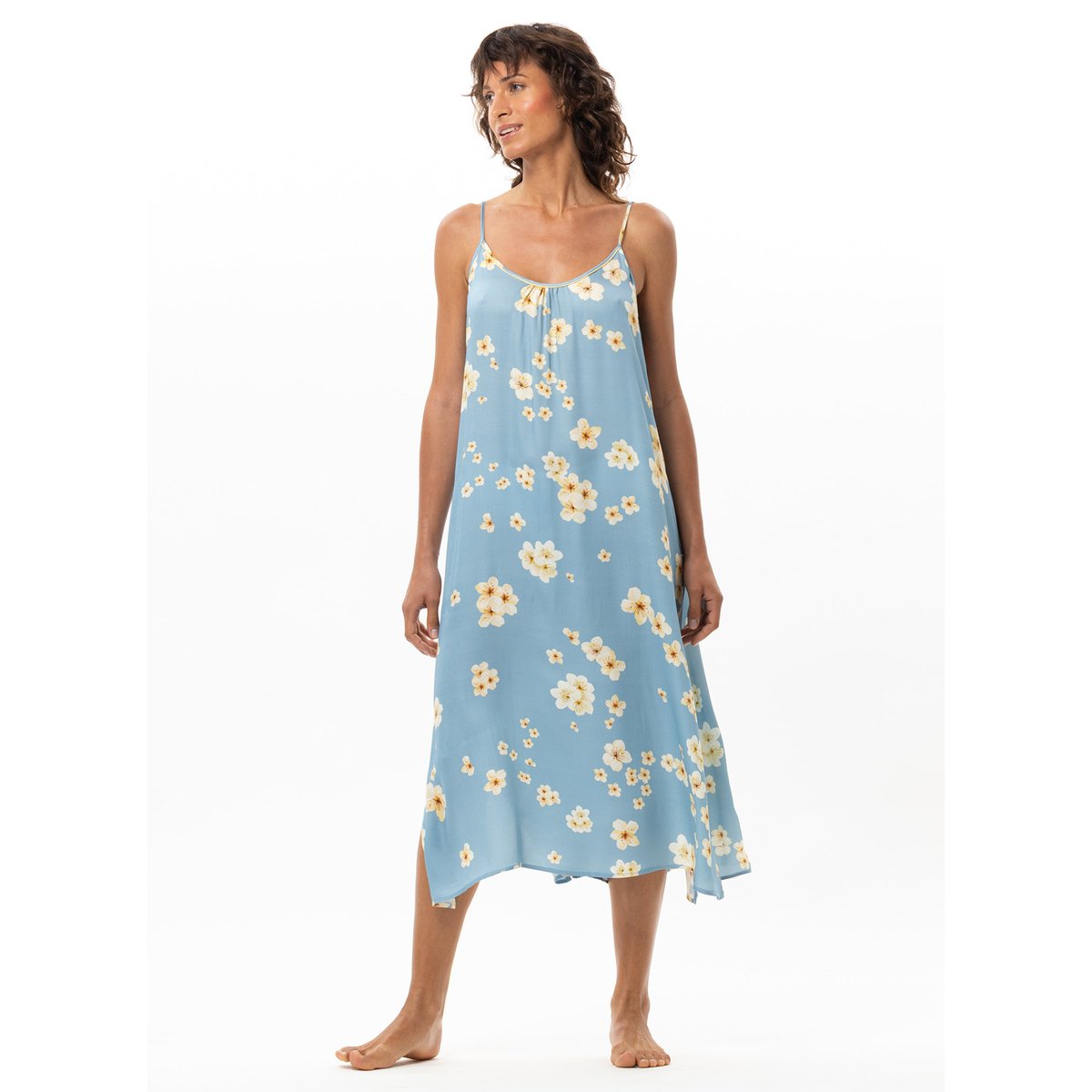 Nuisette longue en viscose EDEN 213 multicolore, LE CHAT