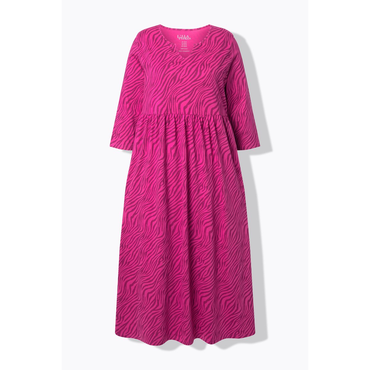 Robe maxi en jersey rouge magnolia, ULLA POPKEN