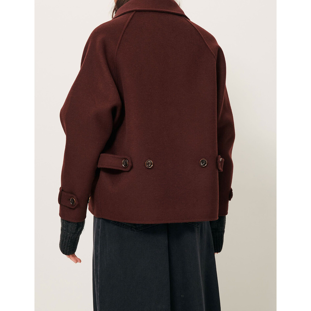 Manteau court en laine mélangée VALLEY NEVADO marron, SESSUN