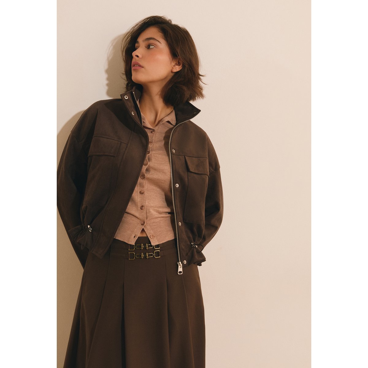 ETAM VESTE VICTOR - VESTE chocolat, ETAM