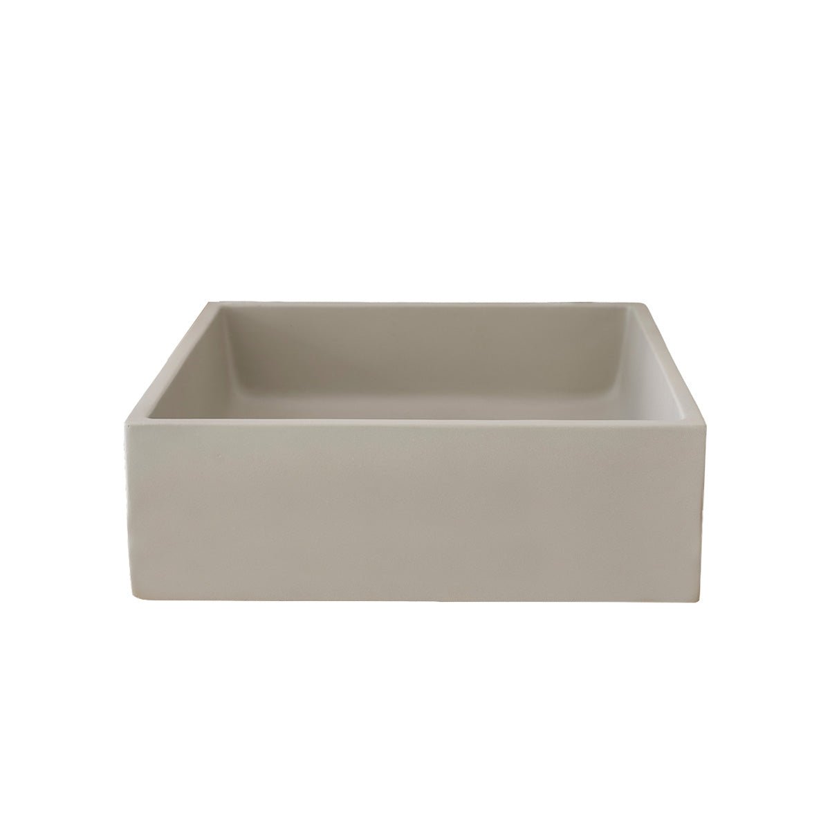 Vasque en béton gris 37 cm ILEX gris, BERAH GETAH
