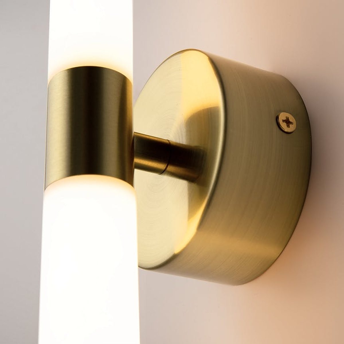 Applique moderne LED - tige dorée & blanc 35, 6 cm DELMAR doré, PIER IMPORT
