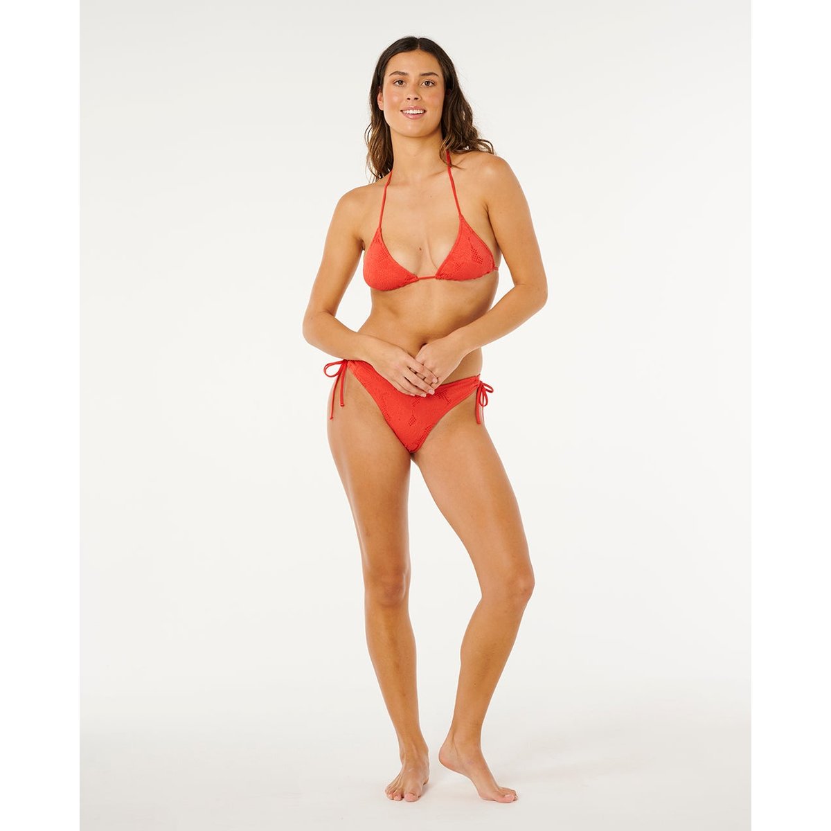 Haut de maillot de bain triangle coulissant Oasis rouge, RIP CURL