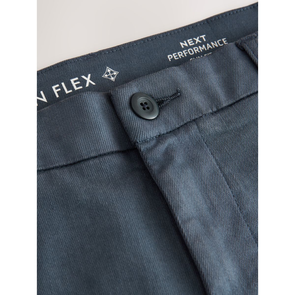 Pantalon chino motionflex bleu, NEXT