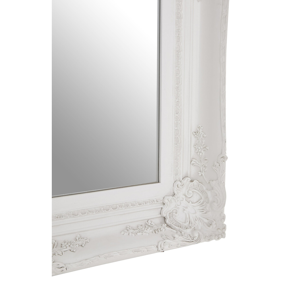 113cm Belvoir Baroque Style Wall Mirror in Antique White white, ÉDITÉ