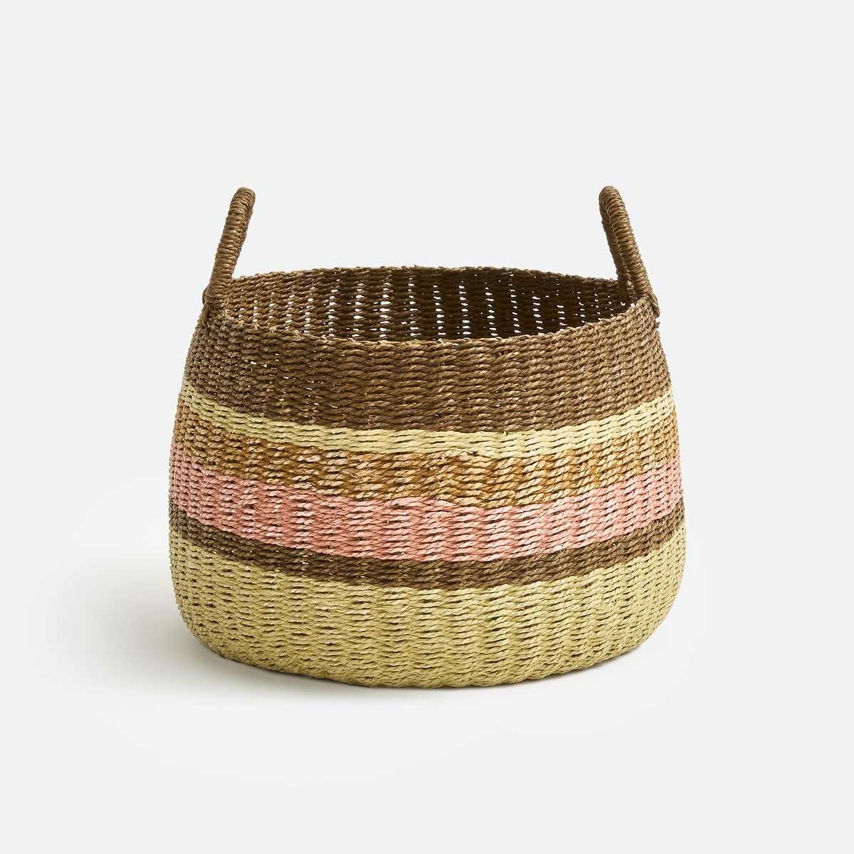 Panier de rangement forme boule, en corde de papier, VAYA multicolore, LA REDOUTE INTERIEURS