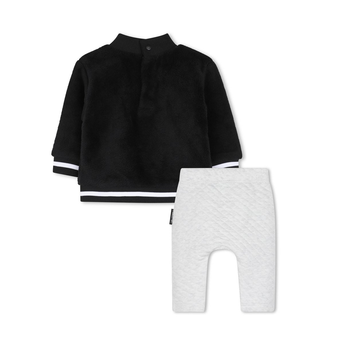 Ensemble sweat et pantalon noir gris, KARL LAGERFELD KIDS