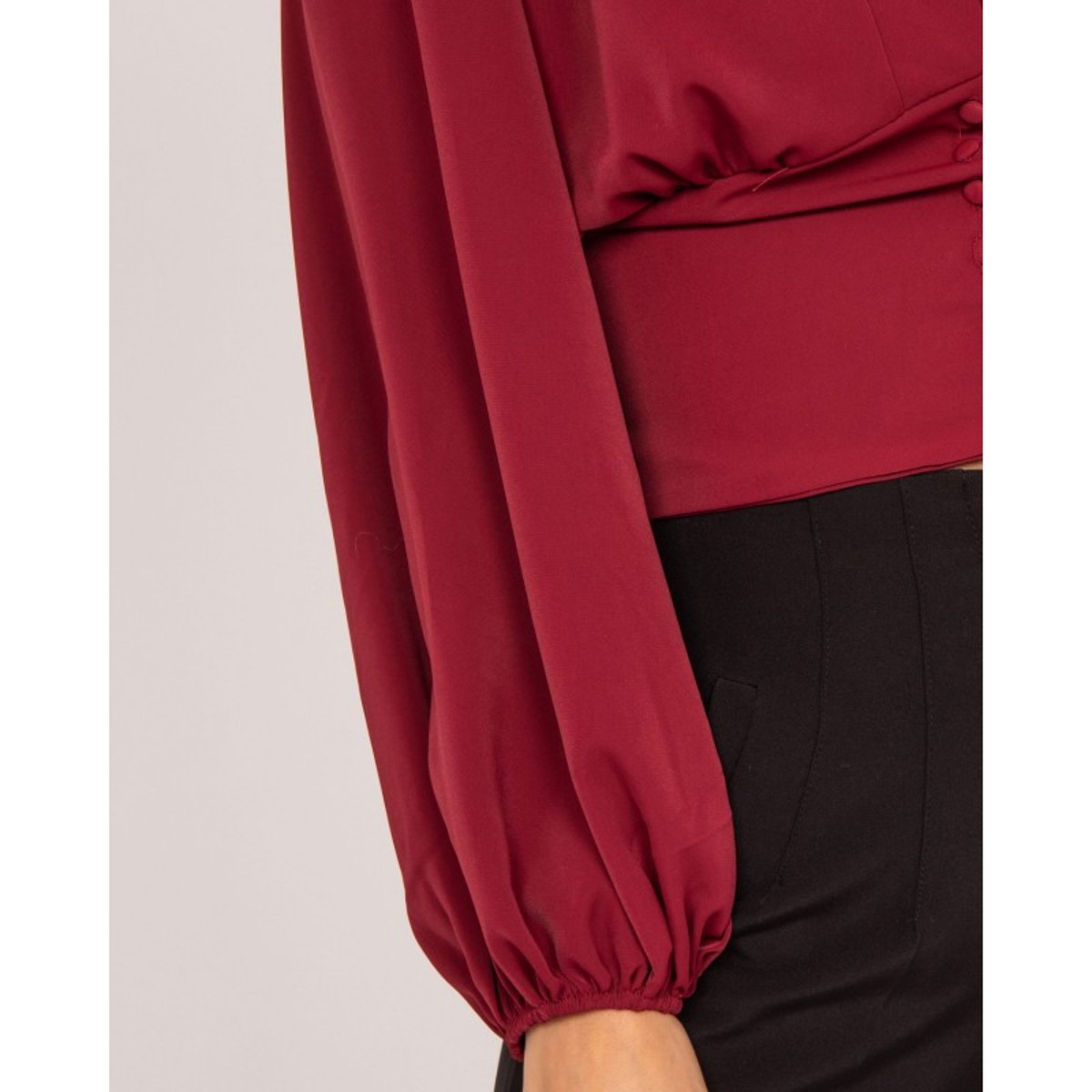 Blouse Folivia bordeaux, DONA LISA