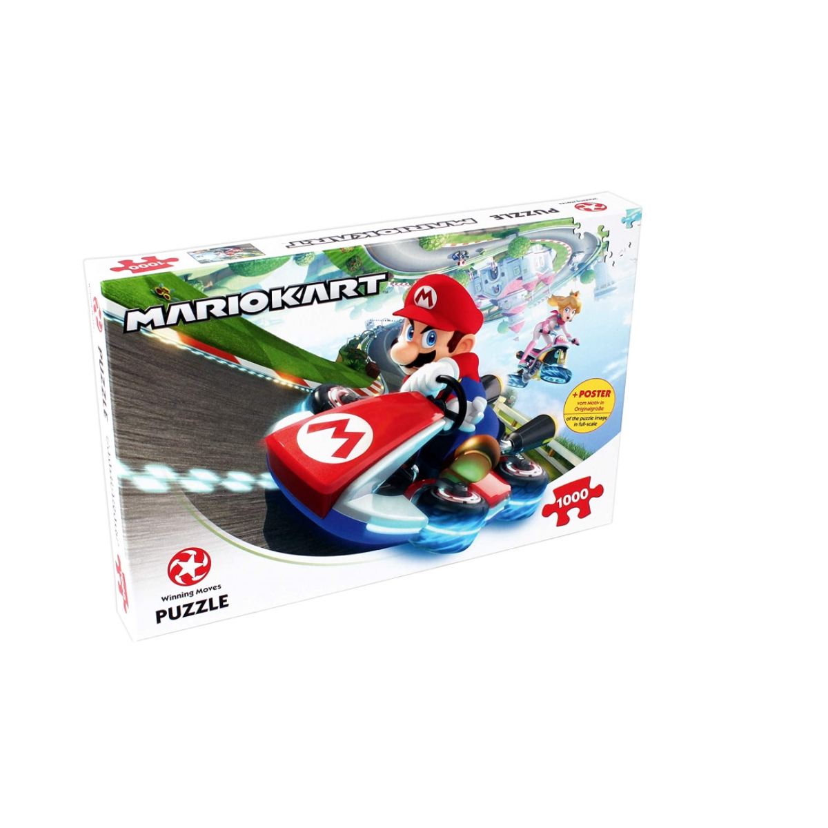 Puzzle Mario Kart 1000 pieces couleur unique, WINNING MOVES
