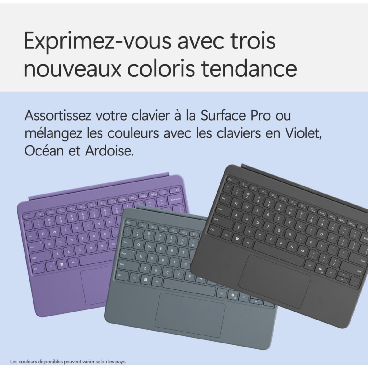 Clavier Clavier +Stylet Ardoise Surface Pro 12'' couleur unique, MICROSOFT
