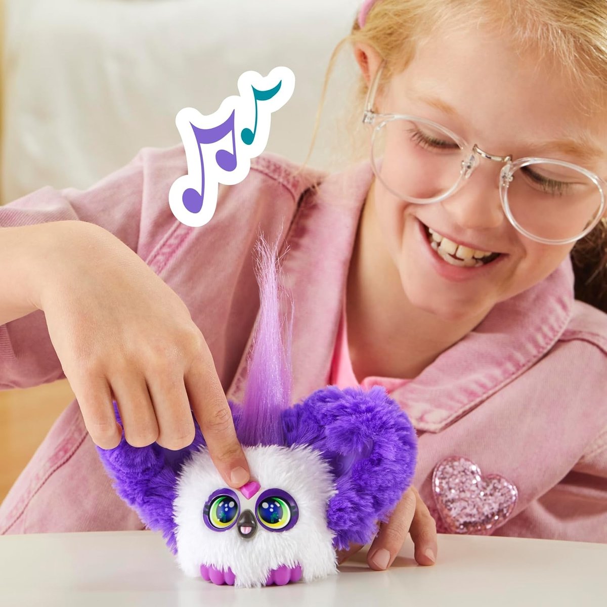 Furblets Bam-Boo, Mini Panda en peluche multicolore, HASBRO