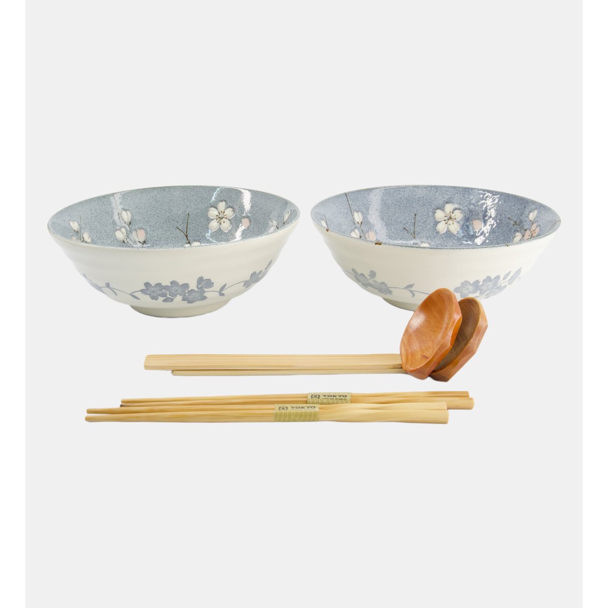 Coffret de 2 bols à ramen gris, TOKYO DESIGN STUDIO