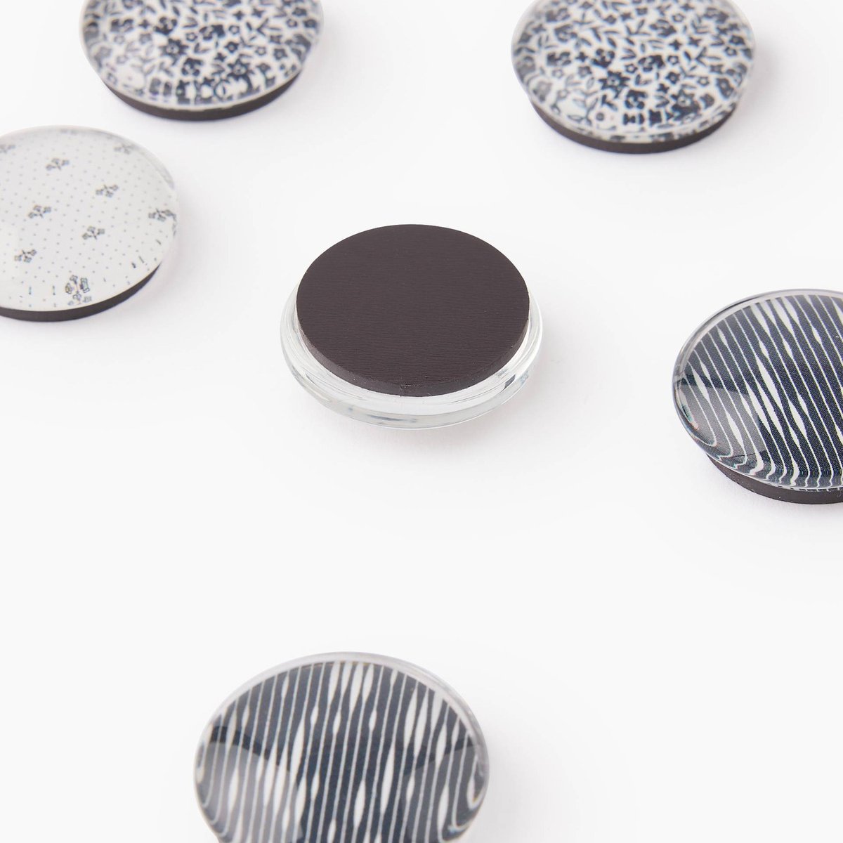 6 Magnets ecru, MONOPRIX