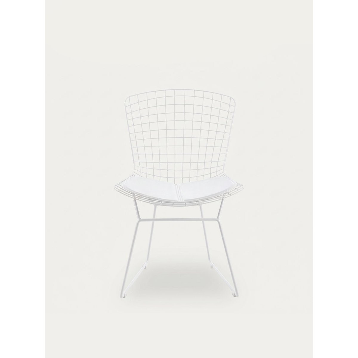 Chaise de salle à manger  Métal  Blanc-MONDRA blanc, KENAY