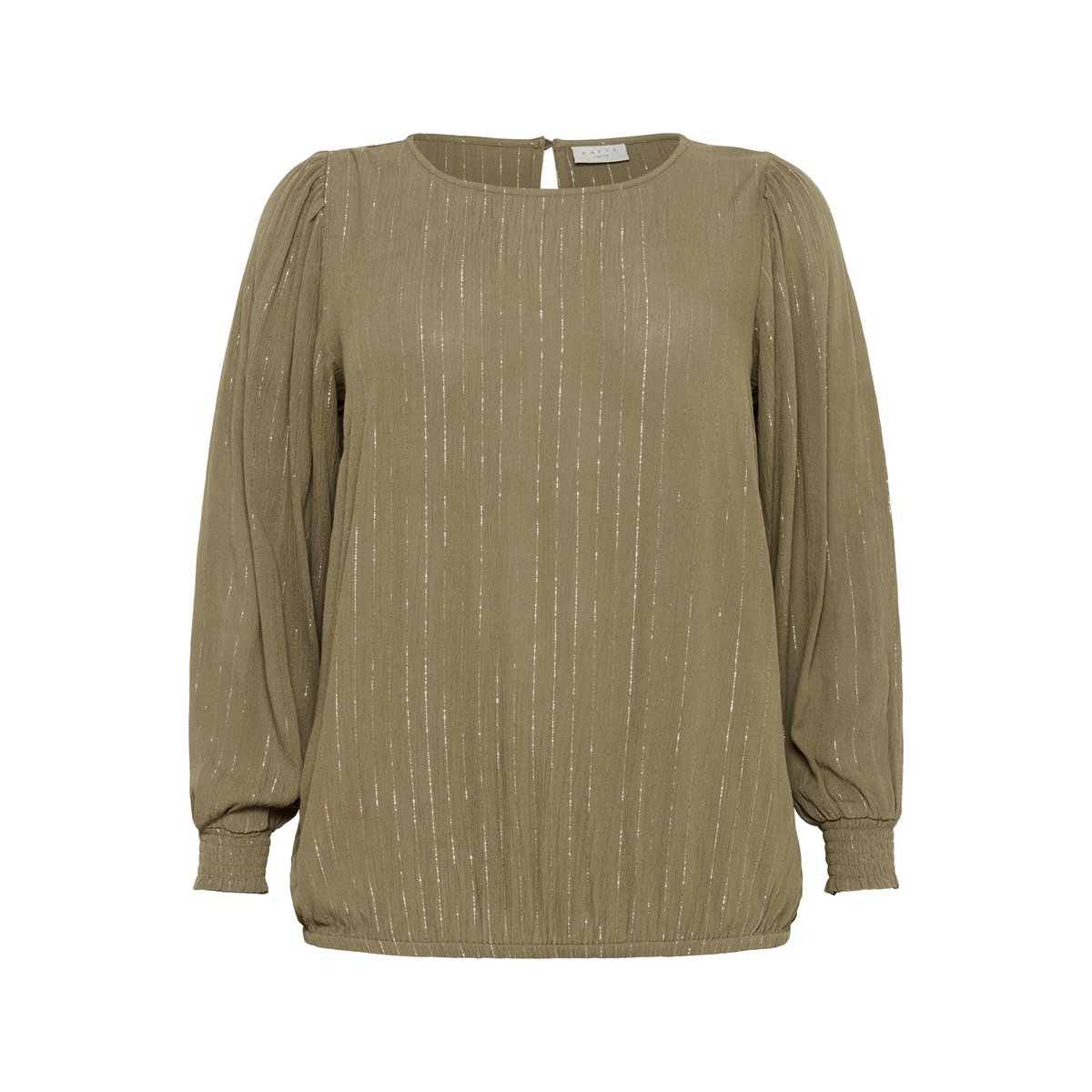 Blouse à manches longues gris morel, KAFFE CURVE