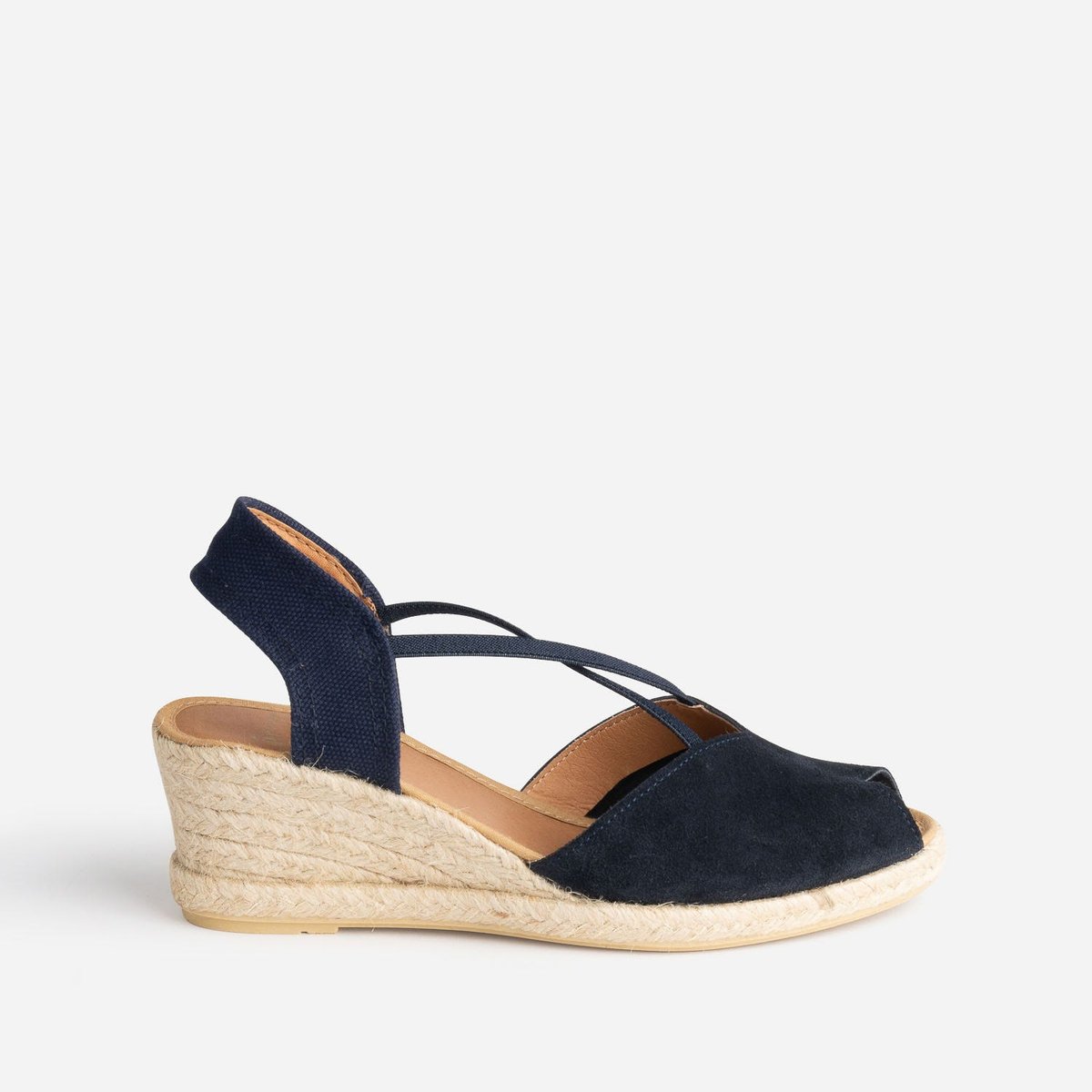 Sandale À Talon en cuir TAMARA marine, ERAM