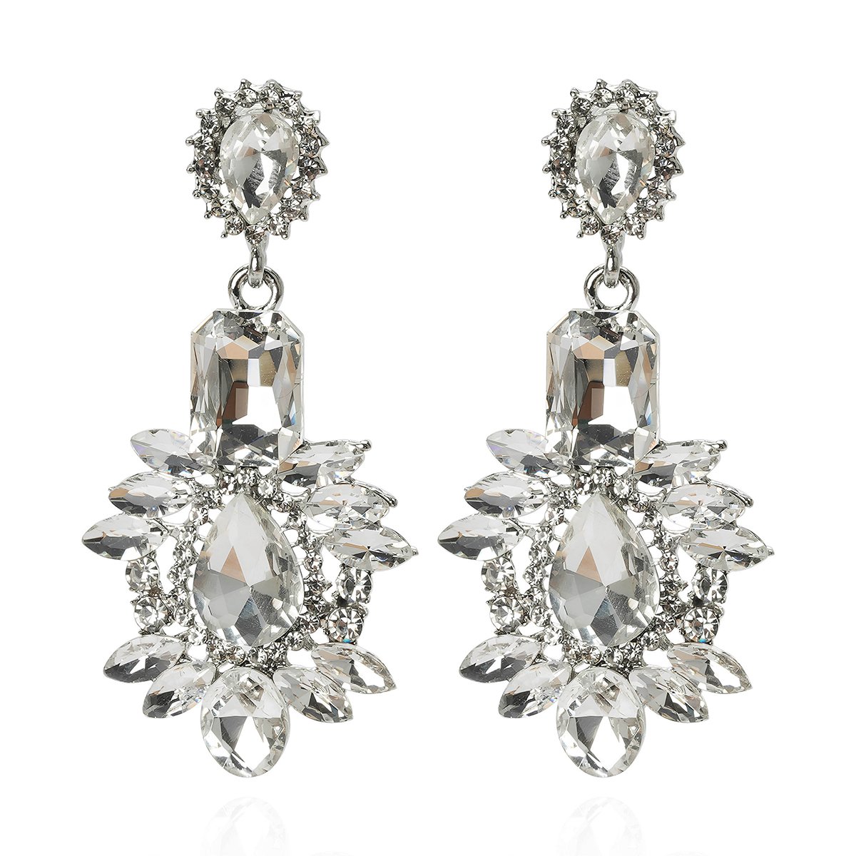 Boucles d'oreilles pendantes CLIPPER argenté, HIPANEMA