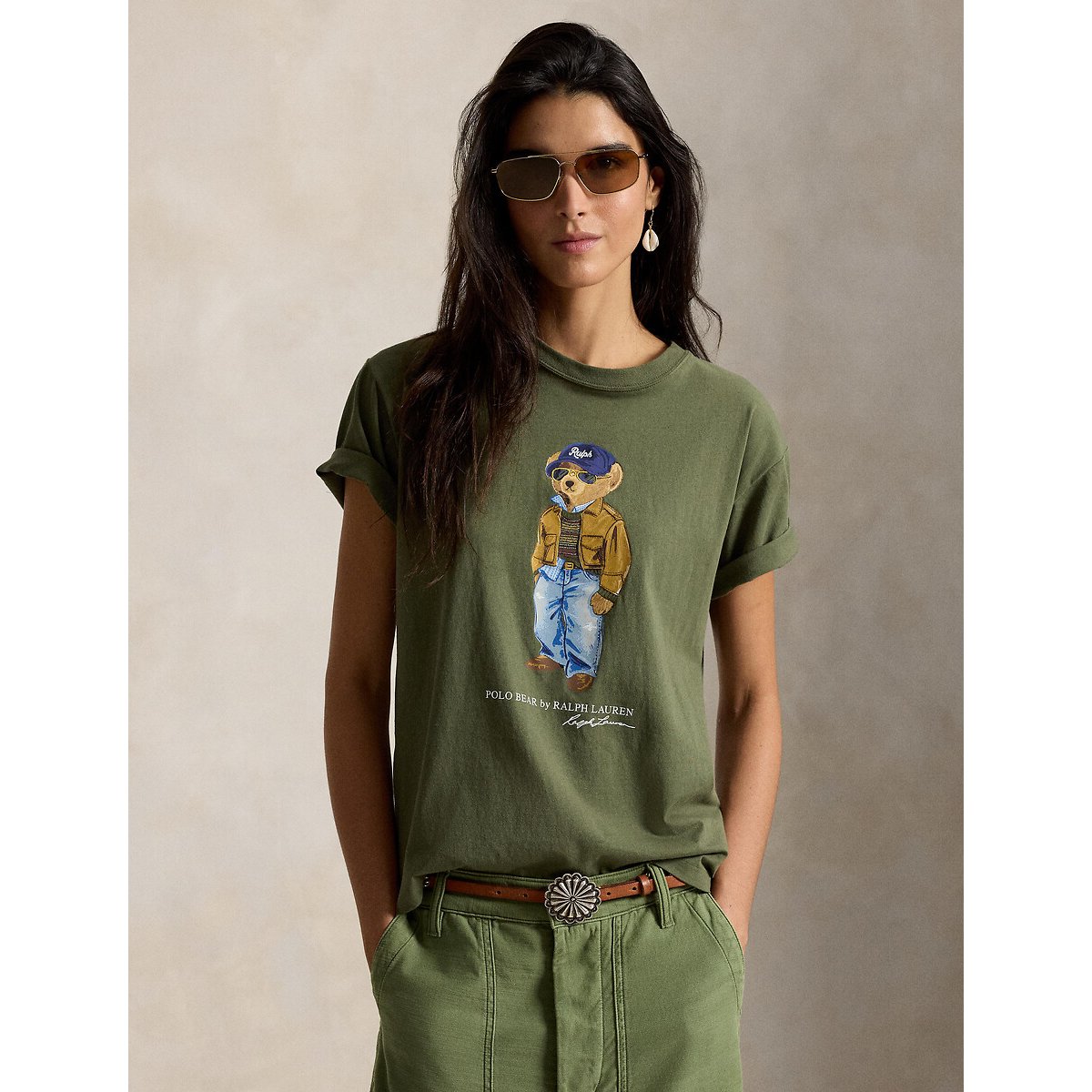 T-shirt à manches courtes, POLO BEAR kaki olive, POLO RALPH LAUREN