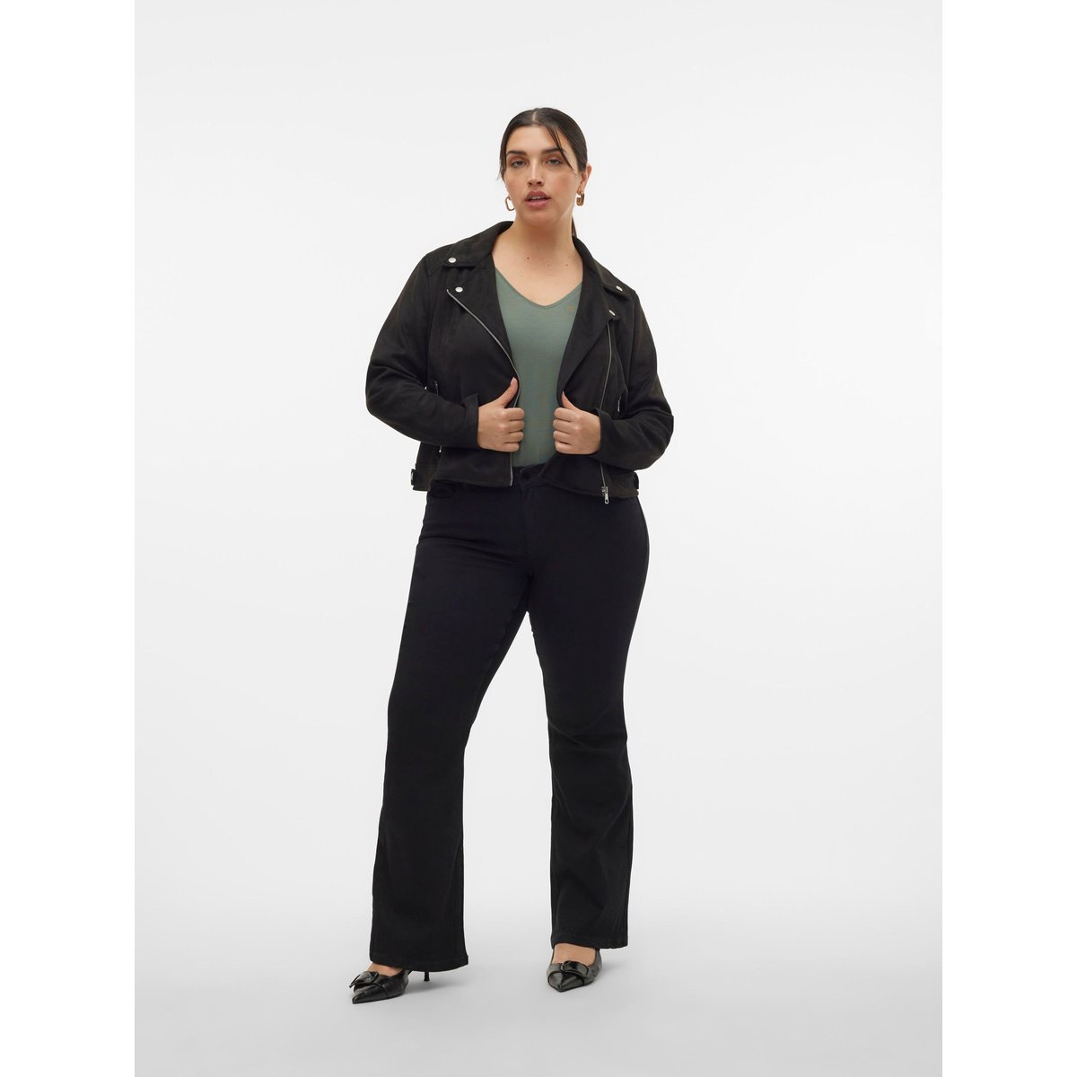 Veste En Similicuir black, VERO MODA