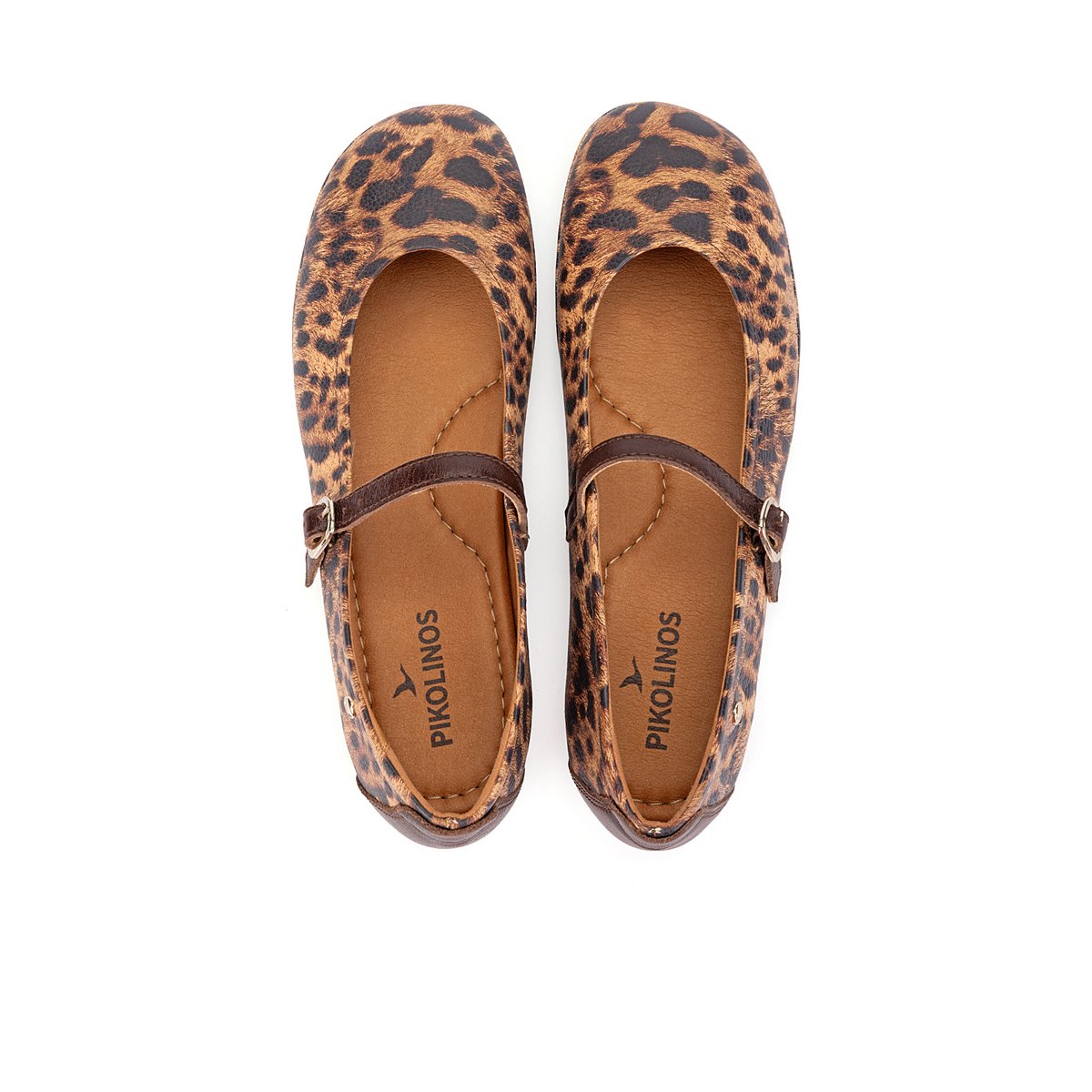 Ballerines cuir Carmona marron, PIKOLINOS
