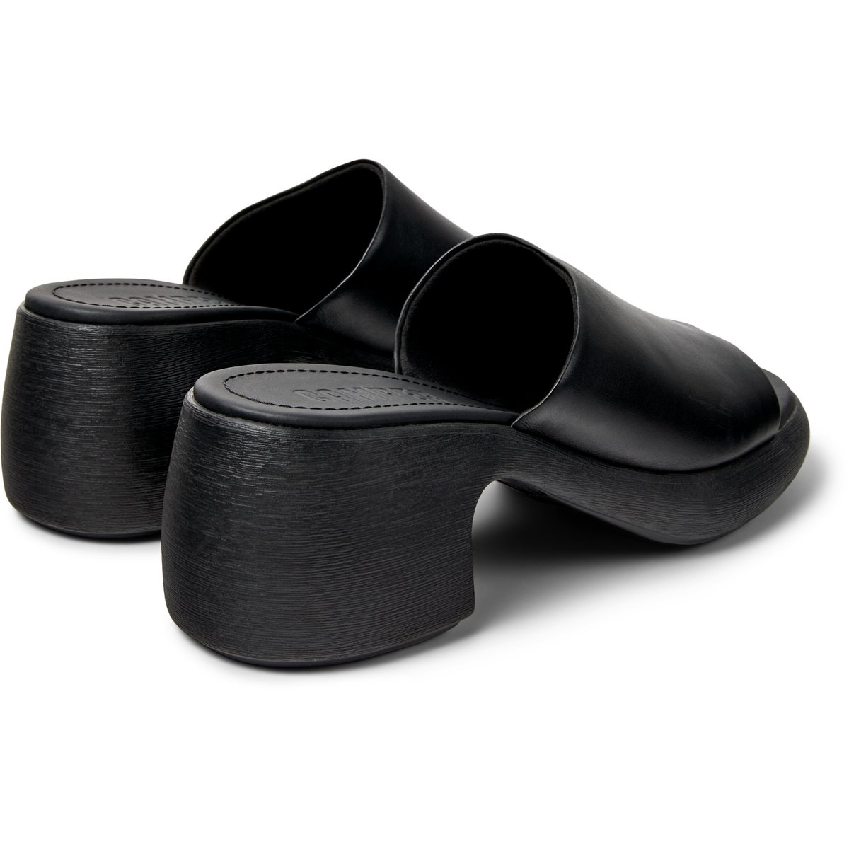 Sandales Thelma Cuir noir, CAMPER