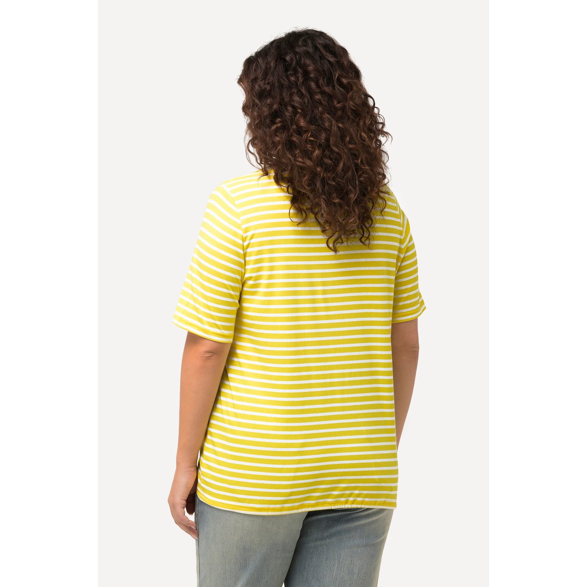 T-shirt à rayures bouton d'or, ULLA POPKEN