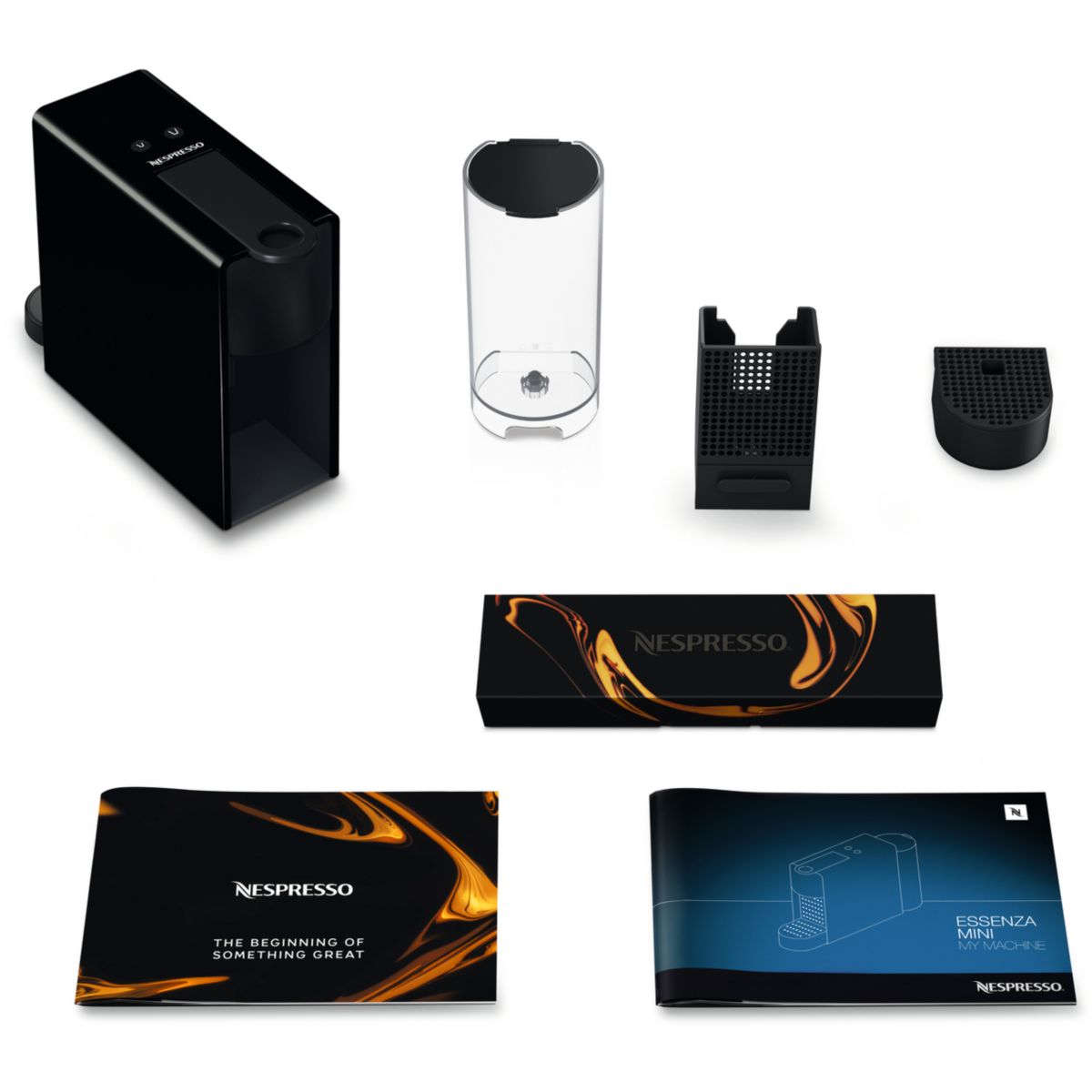 Nespresso Essenza Mini Noir YY2910FD couleur unique, KRUPS