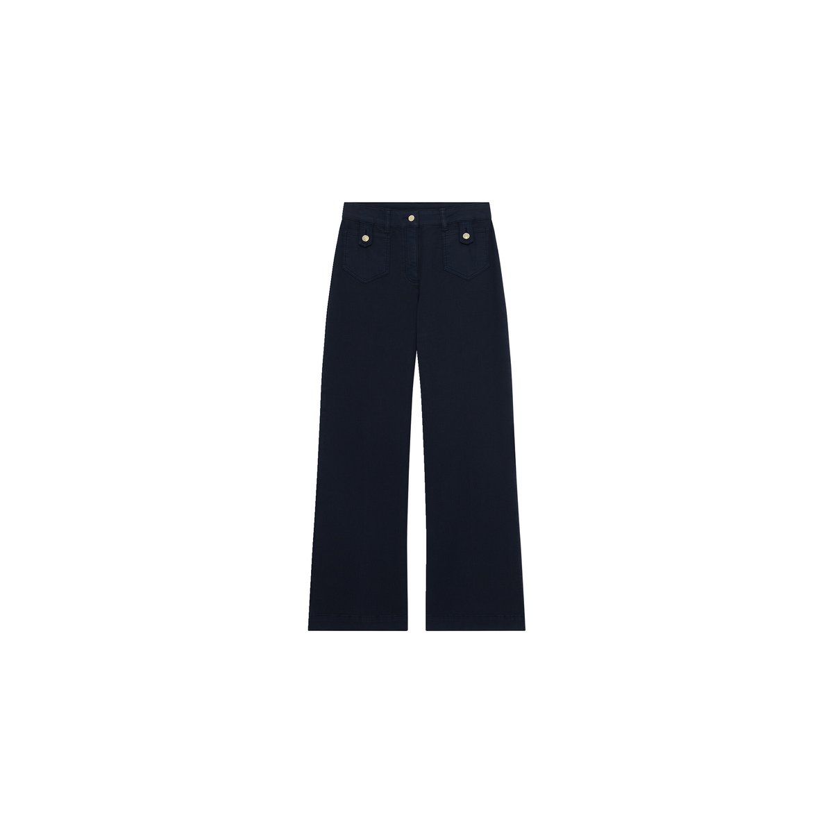 Pantalon coupe large PIETRO bleu marine, CAROLL