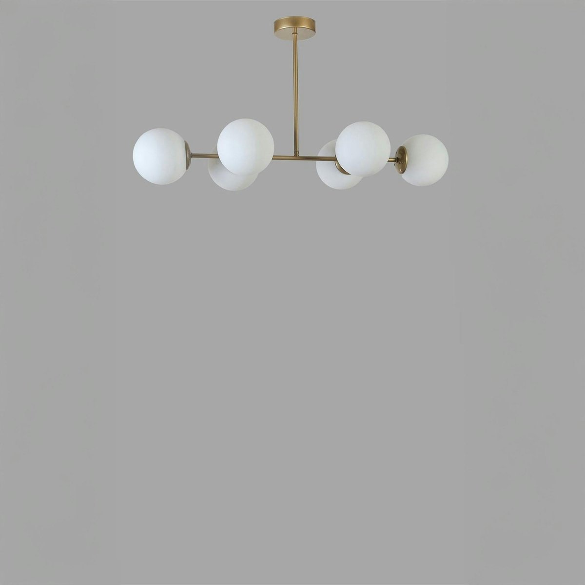 Suspension 6 globes vintage SIERRE blanc, PIER IMPORT