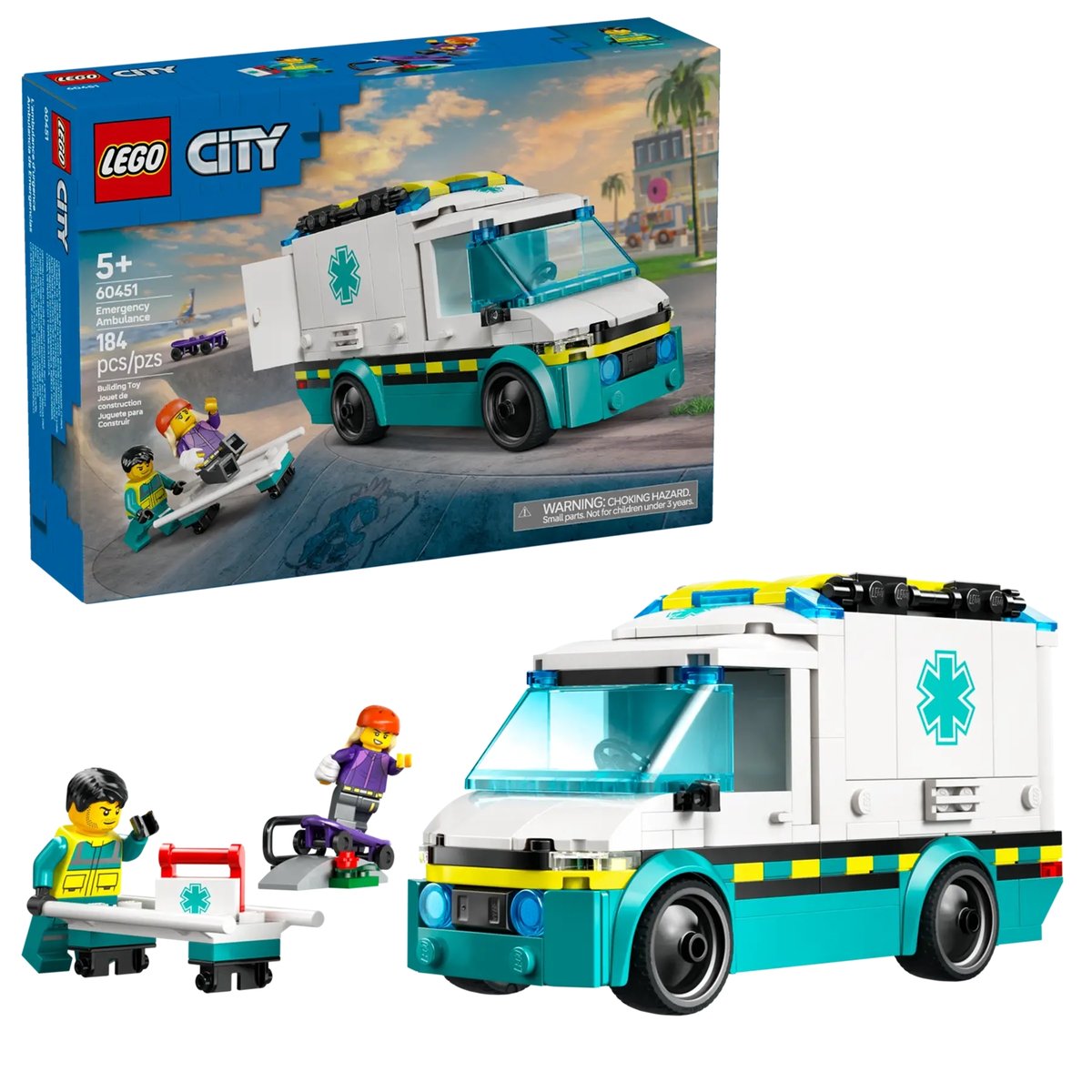 City L'ambulance de secours multicolore, LEGO