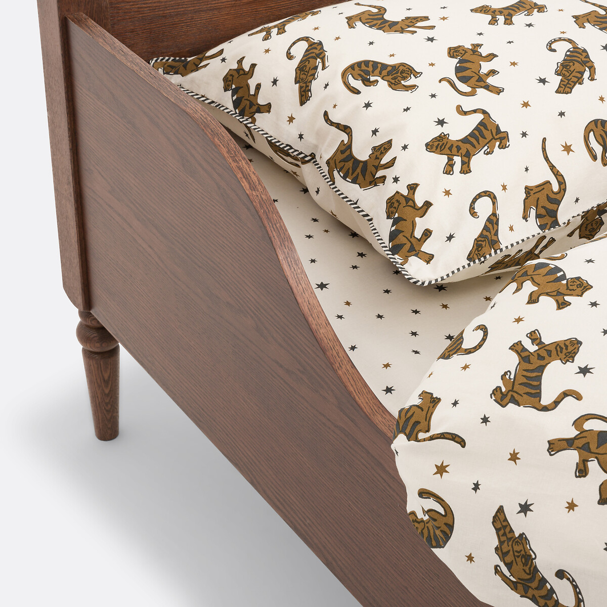 Cama infantil con somier, Clea tinte color nogal, LA REDOUTE INTERIEURS