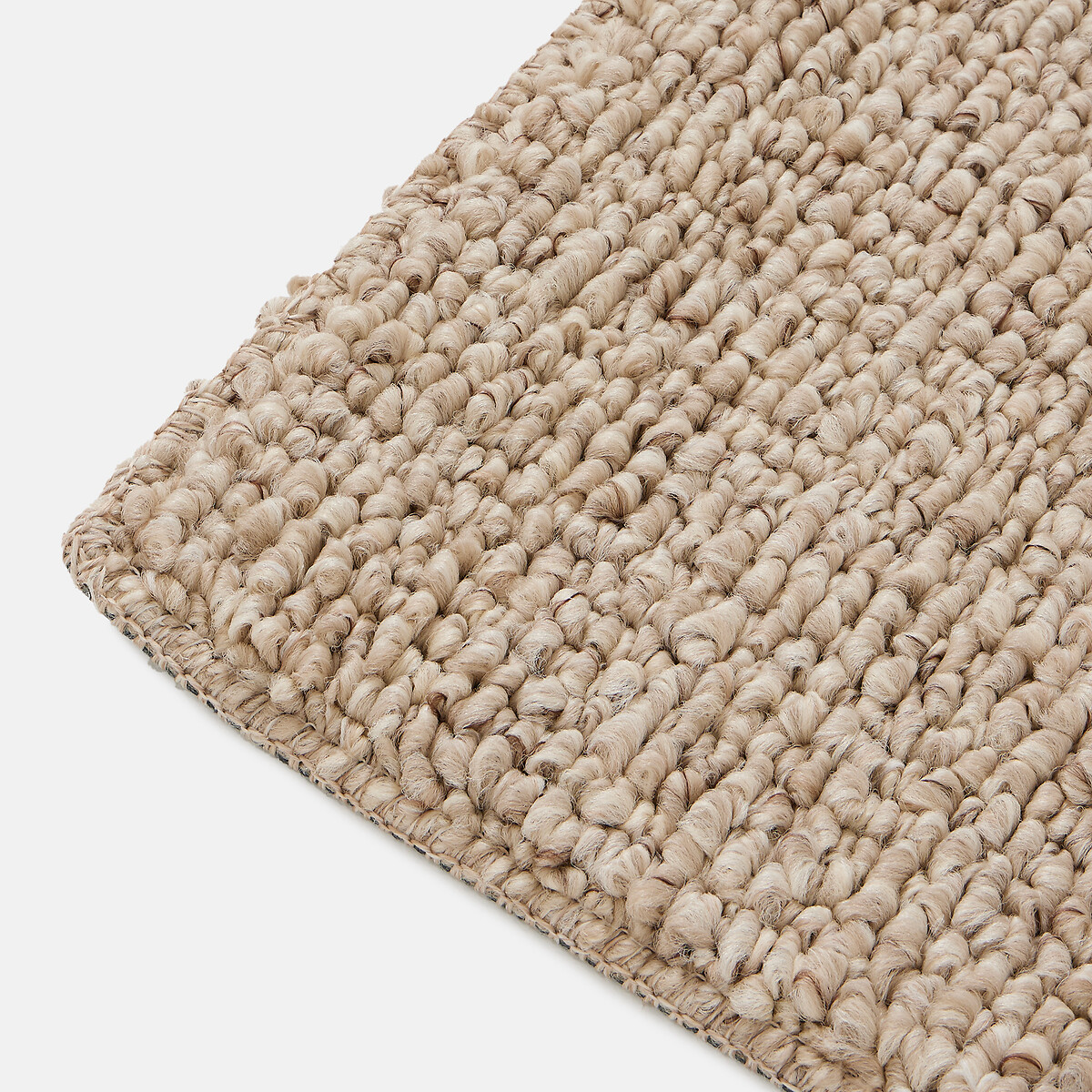 Tapis, grosse bouclette effet moquette, CURL beige, LA REDOUTE INTERIEURS