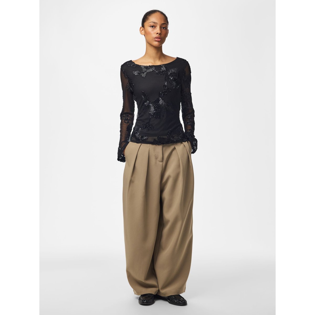 Blouse noir - black1, PIECES