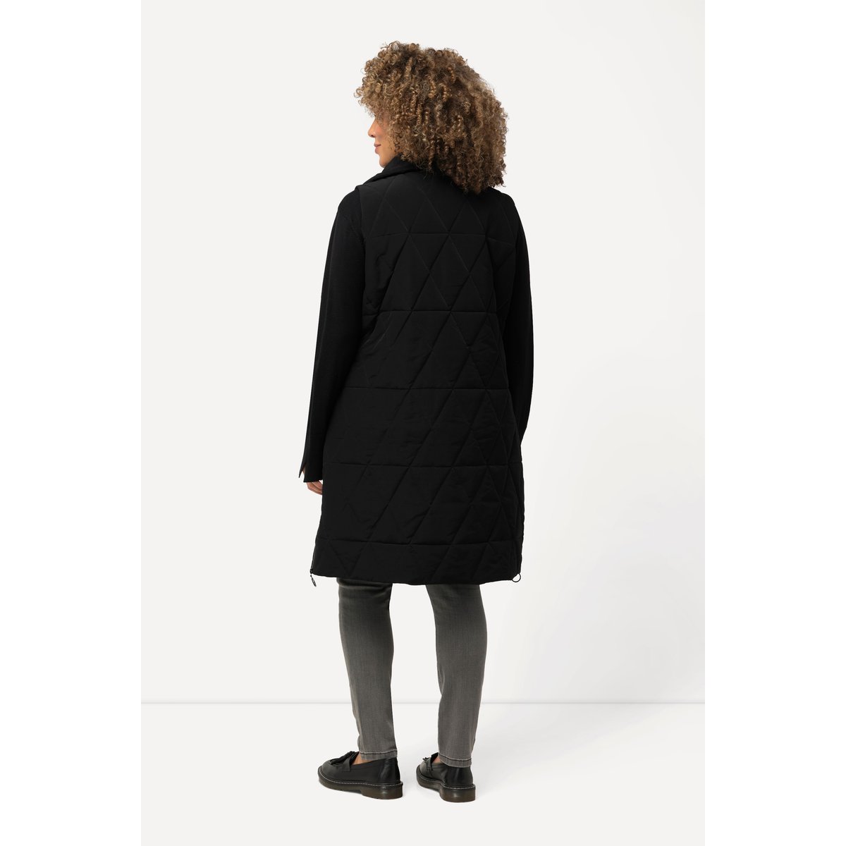 Longue veste matelassée HYPRAR noir, ULLA POPKEN