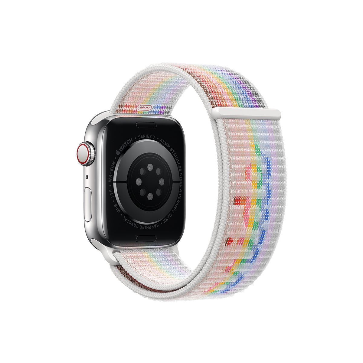 Bracelet Watch 45mm Boucle Sport Pride Edition multicolore, APPLE