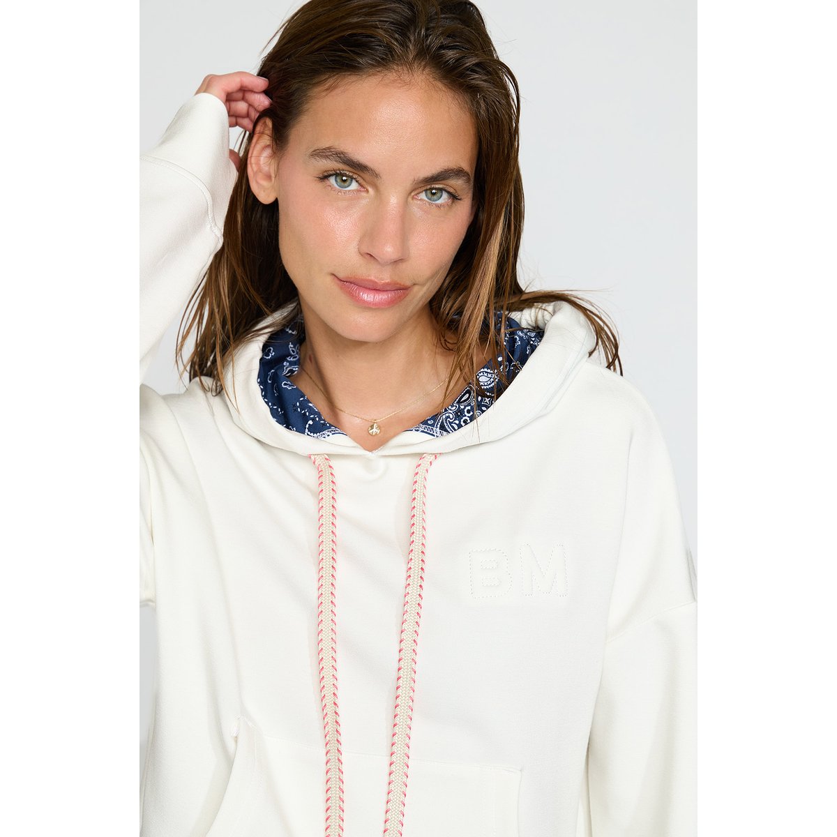 Sweatshirt Bonnie - BAYJOY blanc, BANANA MOON