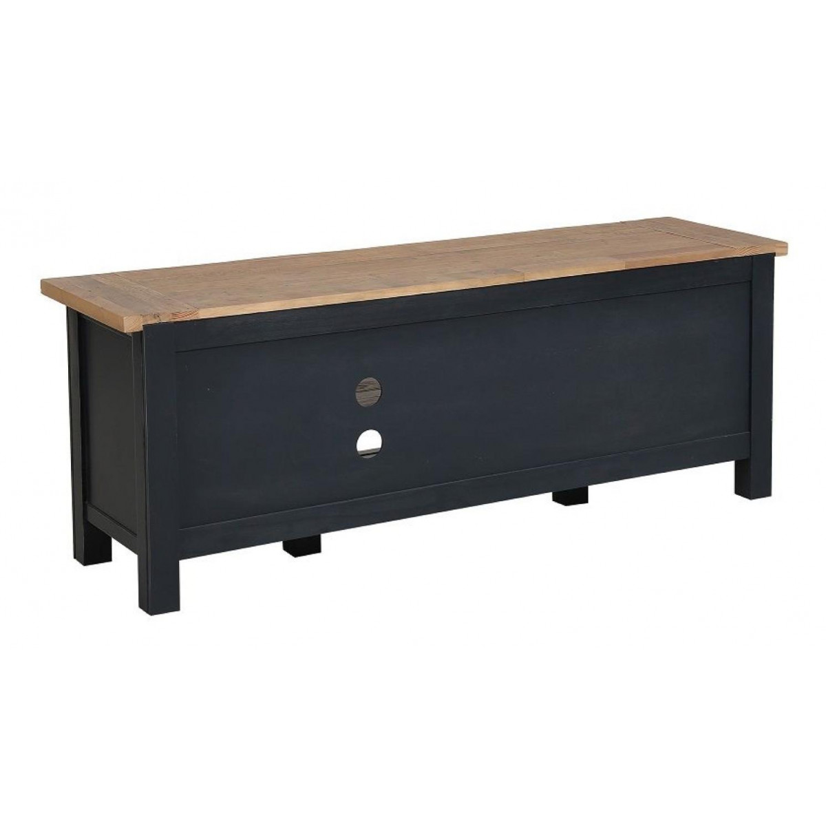 Meuble tv avec rangements - RIVAGES noir, INTERIOR'S