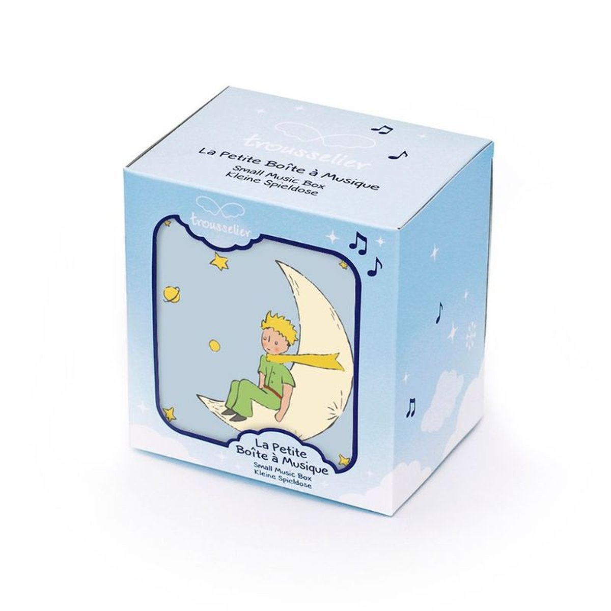 Petite boîte à musique bébé Le Petit Prince et mouton autres, TROUSSELIER