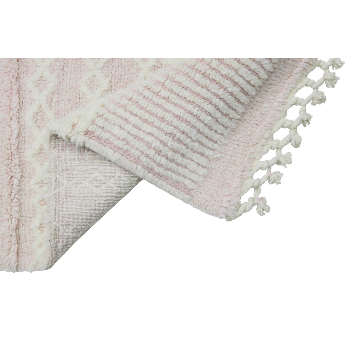 Tapis à laine Rectangulaire ARI blanc, LORENA CANALS