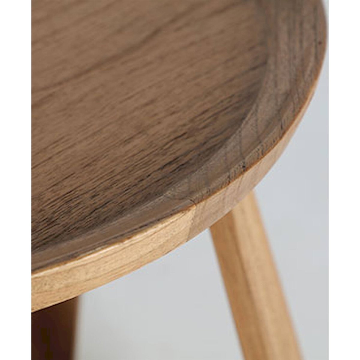 Table basse carrée en bois mindi brun naturel bois foncé, RECOLLECTION