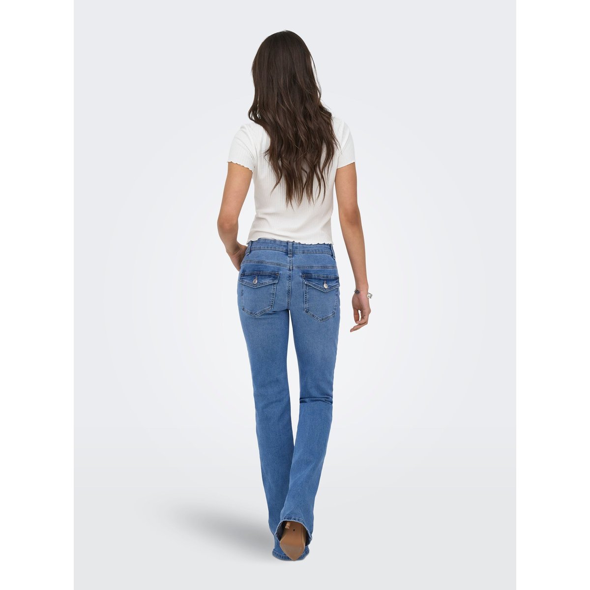 Jean Flared light blue denim, ONLY