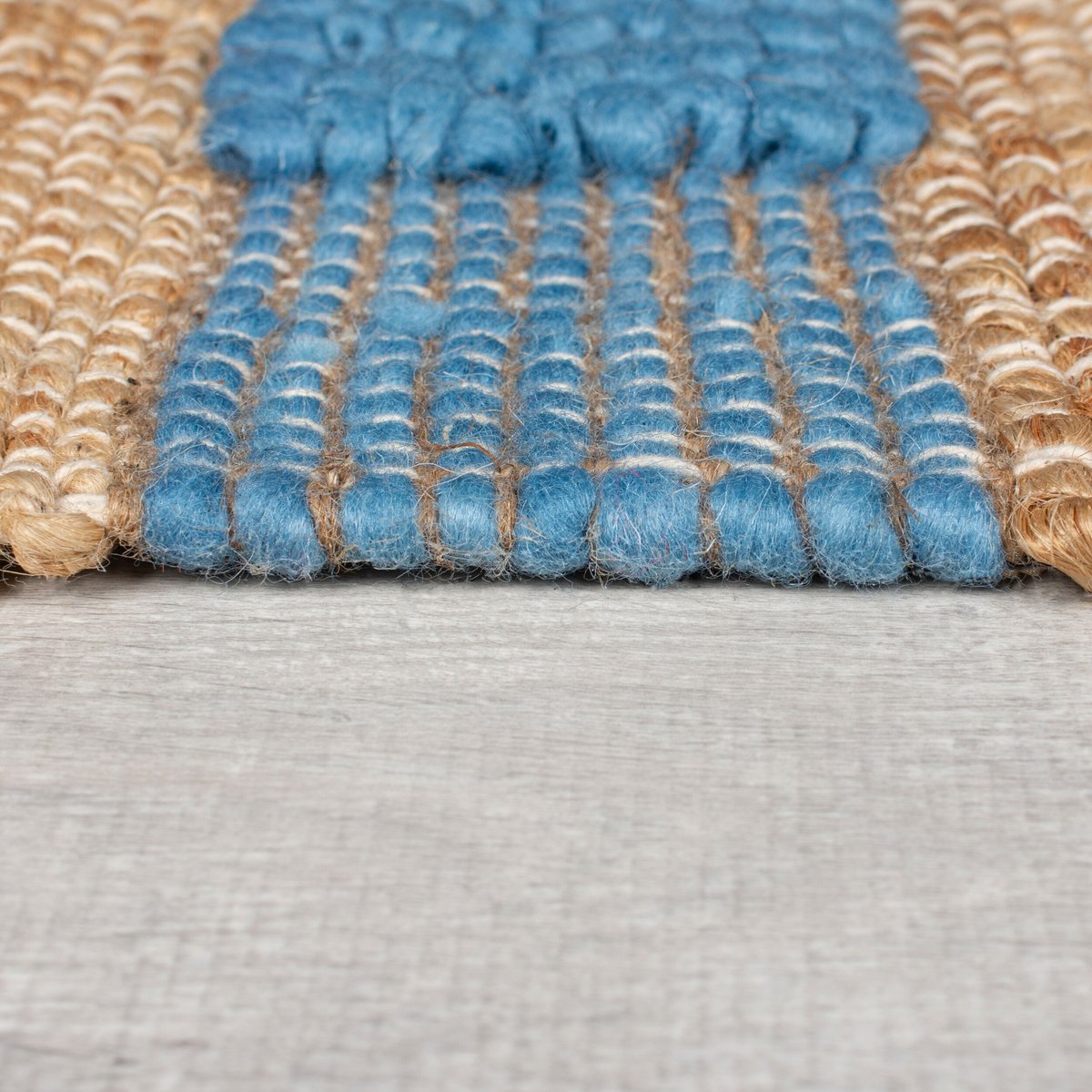 Tapis en jute Medina bleu bleu, FLAIR RUGS